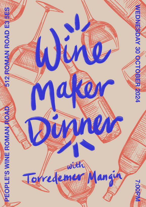 Winemaker Dinner: Torredemer Mangin - 30th October (Roman Road)